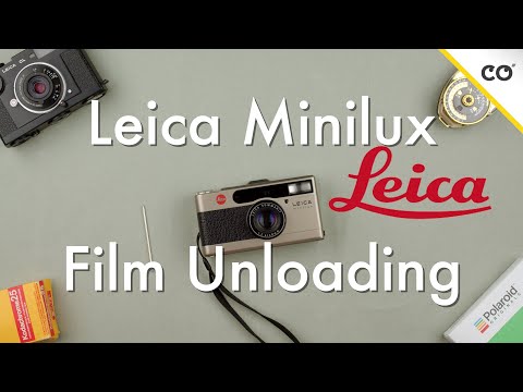 How to Unload Film on a Leica Minilux || Film Unloading