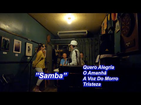 サンバ名曲メドレー！Quero Alegria～ O Amanhã～ A Voz Do Morro～ Tristeza／Live@ Cafe Taniwha（カフェ　タニファ）