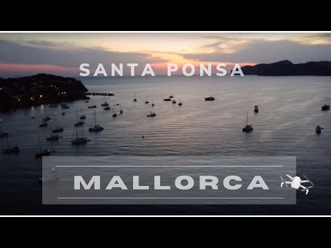 Santa Ponsa Mallorca bei Nacht - Night Flight DJI MAVIC Mini