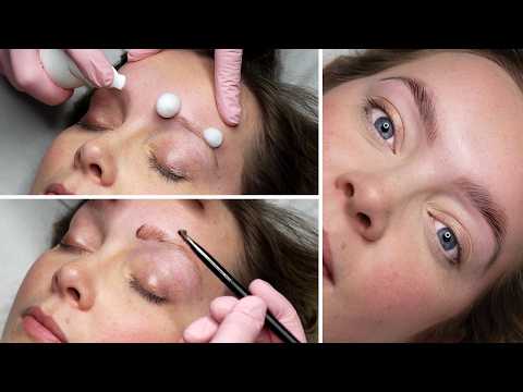 Transform Fine Blonde Eyebrows | Lamination Tutorial