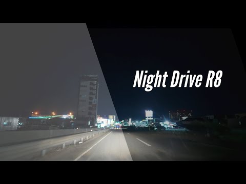 [4KHDR]Night Drive R8[2hours]夜の国道8号線を走る