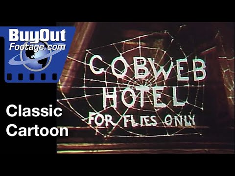 The Cobweb Hotel 1936 Classic Cartoon