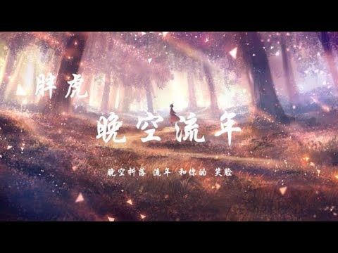 胖虎 - 晚空流年 (晚空抖落 流年 和你的 笑脸) 动态歌词 1080P Music Lyrics