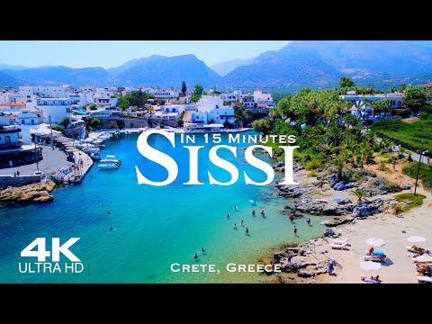 SISSI 🇬🇷 Σίσι Sisi Drone Aerial 4K | Crete Κρήτη Ελλάδα Greece