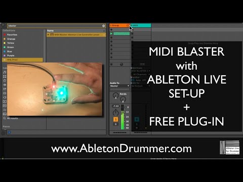 Control Ableton via hand movement   MIDI Blaster Ableton Live Control   Free Max for Live device