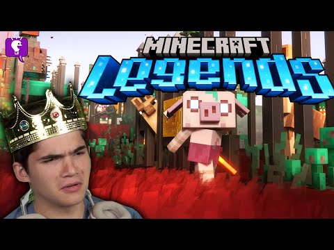 Emperor Pig Plays Minecraft Legends on HobbyFamilyTV