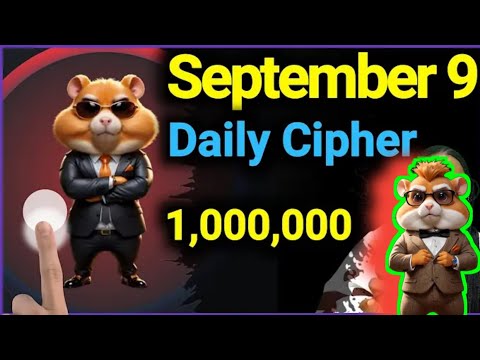 today hamster cipher code | September 9 cipher code | daily cipher code #hamsterkombat #ciphercodes