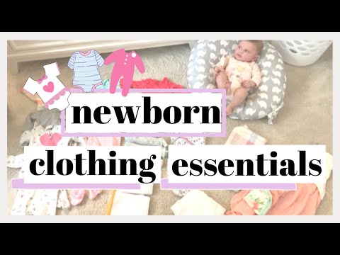 How many clothes do you ACTUALLY need for your baby? | Newborn Capsule Wardrobe (0-3 Months)