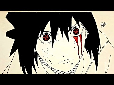 How to Draw Uchiha Sasuke | Naruto Shippuden | Sketch of Sasuke