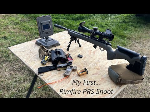 My First Rimfire PRS shoot, CZ 457 LRP, Element scope and AimCam 3K Glasses, Apologies for Language!