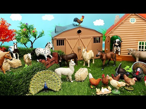 Farmyard Animal Figurines  - One Day On The Farm