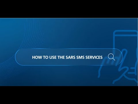 How to use the SARS SMS Services