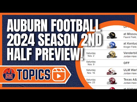 Auburn Football 2024 2nd Half of the Season | GAME BY GAME