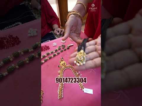 How We Make Beads Jewellery #Shorts | Silver Jewellery | www.orafojewels.in