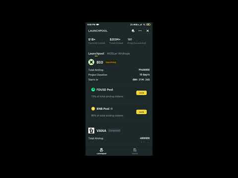 Binance BIO Launchpool || How to Lock FDUSD and BNB || How To Join BIO Airdrop