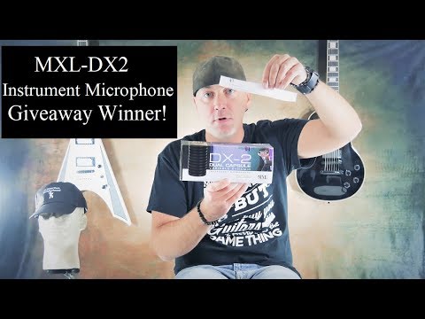 Our MXL-DX2 Instrument Microphone Giveaway Winner!!