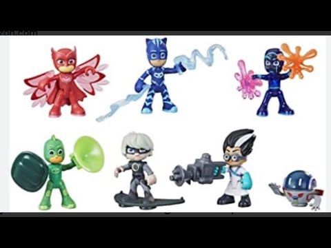 Hasbro pj masks hero and villan figure set