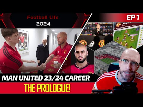 [TTB] MAN UNITED CAREER EP1 - NEW 23/24 SEASON KICKS OFF! - FORMATION, TACTICS, MODS, AND MORE!