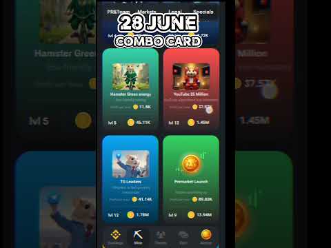 hamster combat daily combo card today | 28 June 2024