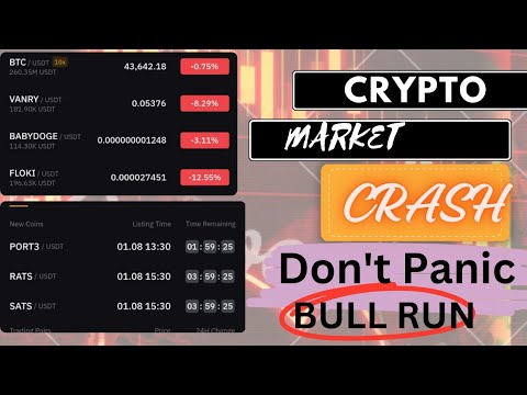 Crypto market crash😯😯||Bybit new listing🤑|#bullrun 2024-25|Binance ban in India|Bitcoin Etf approval