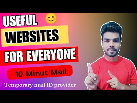 किसी Website पर Login करने के लिए temporary mail ID कहां से लायें  | 10 minut mail