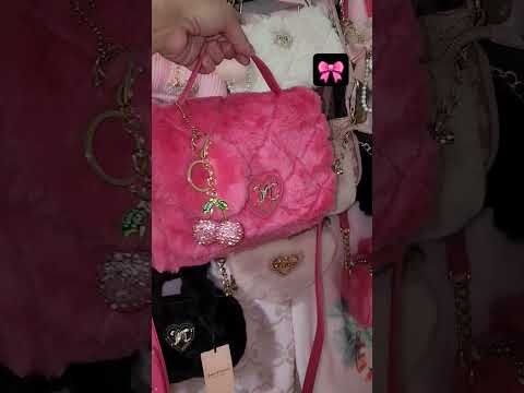 @JuicyCouture #pink #bagoftheday #viralbags #haul #coquette #cutethings #girlydecor #pinkfinds