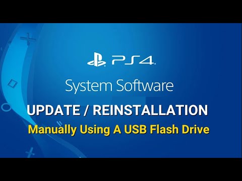 How to Update or Reinstall PS4 System Software Using a USB Drive if it Won't Start