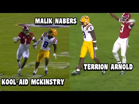 Malik Nabers Vs Kool Aid McKinstry & Terrion Arnold 🔥 (2024 NFL Draft) WR Vs CB Matchup