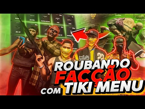 ROUBANDO O LOOT DAS FACÇOES COM MOD MENU FIZ O MAIOR ROUBO NESSE VIDEO GTA RP