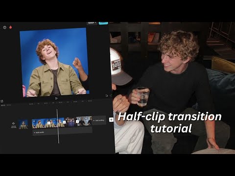 Half-clip transition Tutorial on Capcut