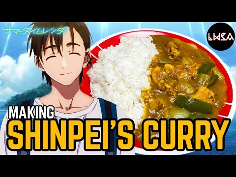 Trying Out Shinpei's Curry From Summertime Rendering!