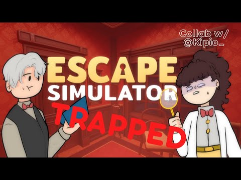 FIRST COLLAB!? Escape Simulator - Trapped with a Celestial Princess @Kipio_ [Jeiku Amagane]