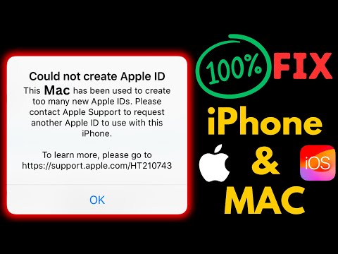 Could Not Create Apple ID | How to Fix Could Not Create Apple ID Error in iPhone and Macbook