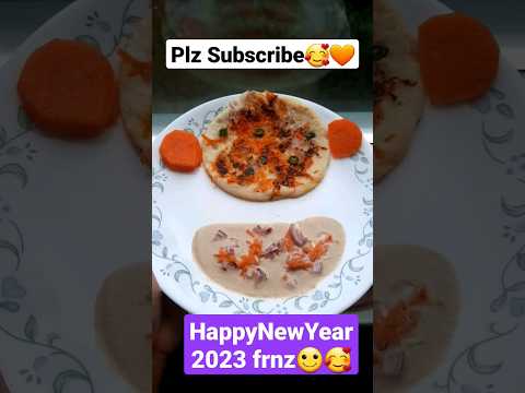 Utappam👌😍 |easy&healthy|  #newyear2023 #shorts #sowmikitchen123