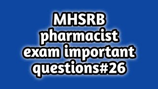 mhsrb pharmacist exam preparation #government pharmacist exam preparation