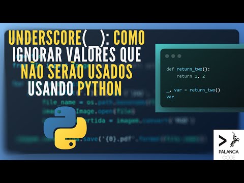 Boa Pratica Python 01 - Underscore(_): Ignorar valores que não serão usados