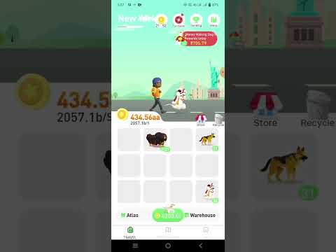 Spin In 38 level in World Trip Application For Money Making dog#HACKERMEEMA #shorts