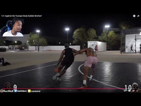 CASH GOT ANKLES BROKEN!? Reacting To Cash 1v1 Against Younger Body Builder Brother!