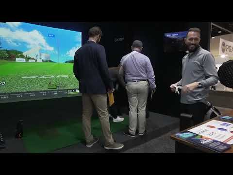 GolfZon Golf Simulator Options at the 2024 PGA Merchandise Show