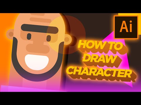 How to draw character in ADobe Illustrator