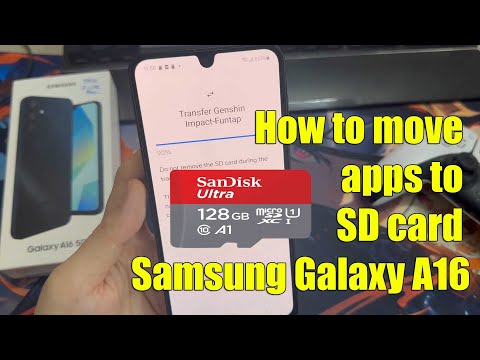 Samsung Galaxy A16 5G: How to move apps to SD card Samsung