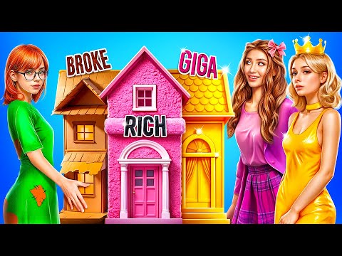 TINY HOUSE Building Challenge! Extreme SECRET ROOM GLOW UP!