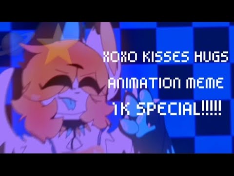 💙🧡• XOXO KISSES HUGS// ANIMATION MEME// TYSM FOR 1K SUBBIES!!!!// FLASH WARNING!!