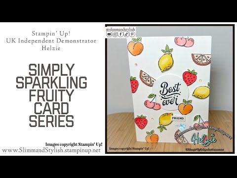 Simply Sparkling, Stampin’ Up! Floating Card Technique