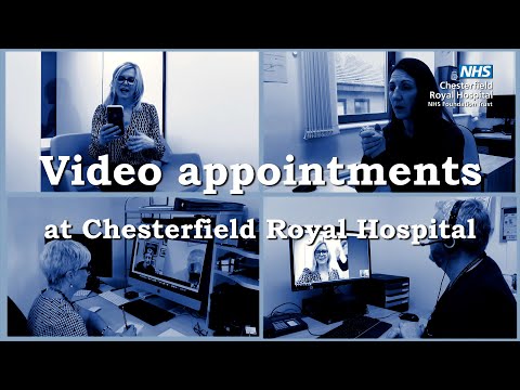 Virtual appointments at Chesterfield Royal Hospital