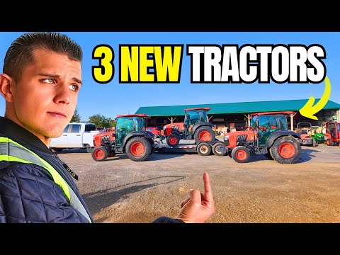 Picking up 3 NEW Tractors & Giving Back to Our FIRST Customers