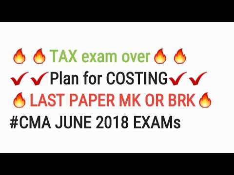 Tax exam over . HOW TO START COSTING LAST PAPER🔥