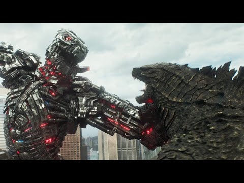 Godzilla vs. Kong / Mechagodzilla vs Godzilla Fight Scene | Movie CLIP 4K