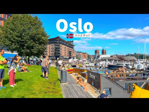 Oslo, Norway 🇳🇴 - Summer 2024 - 4K/60fps HDR - Walking Tour