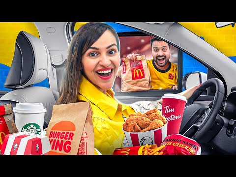 I tried EVERY DRIVE THRU in a Day!